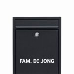 Brievenbus sticker met eigen naam