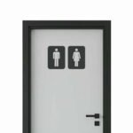 Toilet deurstickers - Set van 2