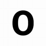 Letter sticker: O - Losse plakletter