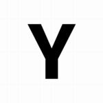 Letter sticker: Y - Losse plakletter