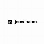 LinkedIn - Sticker met eigen naam
